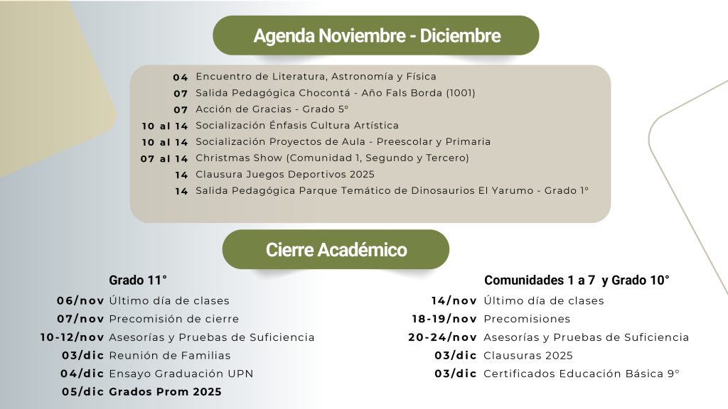 Noviembre / diciembre