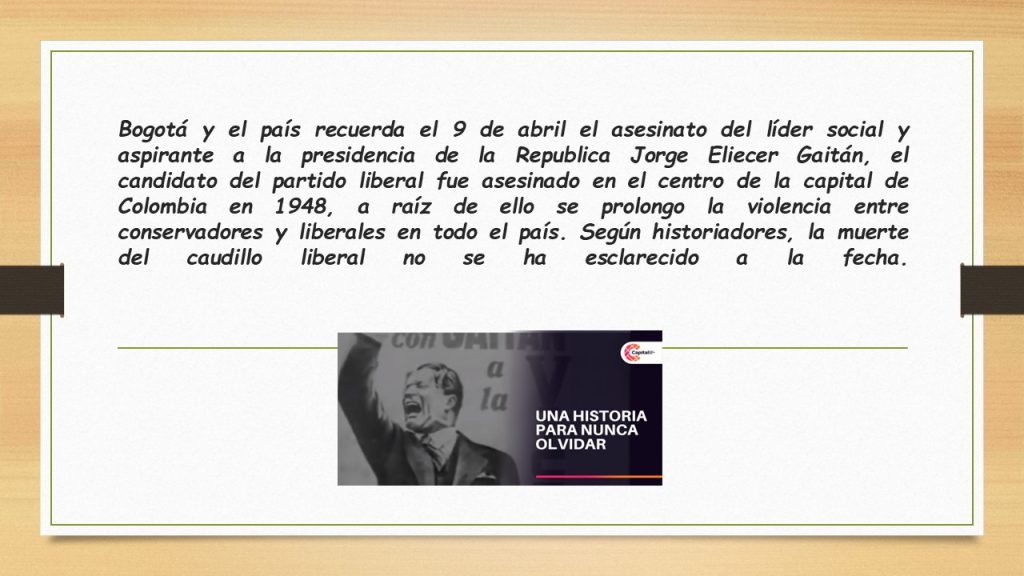 9 de abril, Colombia conmemora el “DÍA NACIONAL DE LA MEMORIA Y LA SOLIDARIDAD CON LAS VICTIMAS”